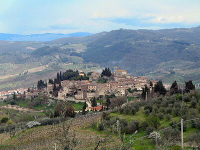 Montefioralle, view
