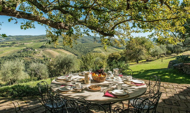 Dining with a view at Camporempoli