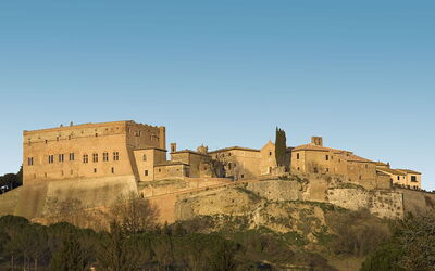 View of San Giovanni d'Asso