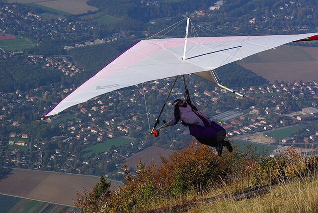 Hang glidingfluing
