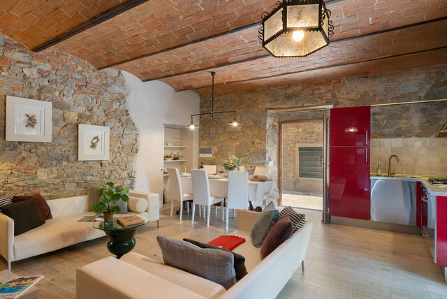 Villa Fracassini, living room