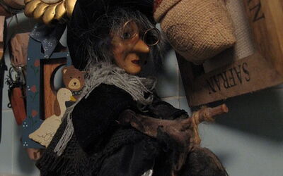 Puppet depicting La Befana