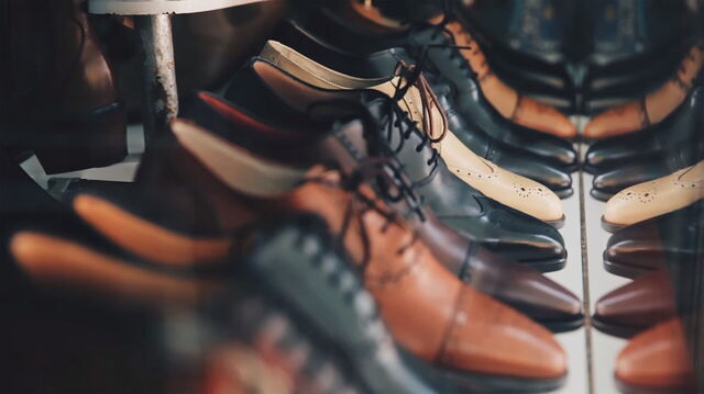 Leather shoes