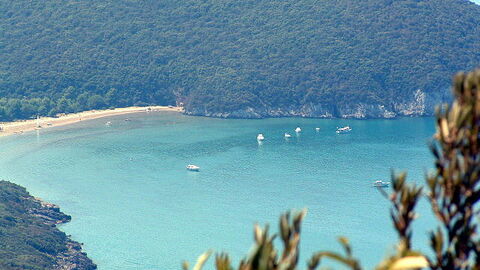 View of Cala di Forno Bay