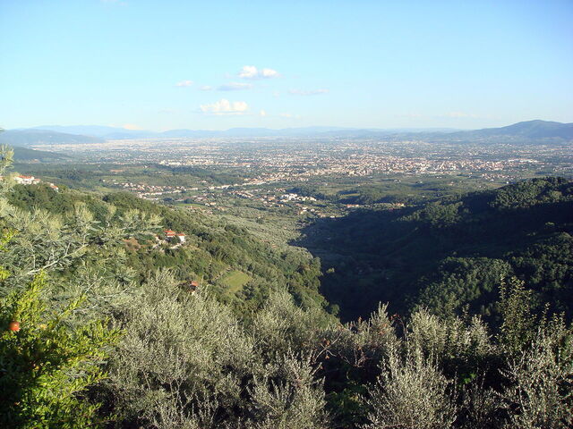 View over Pistoia