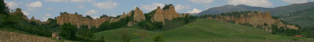 Panorama of Le Balze