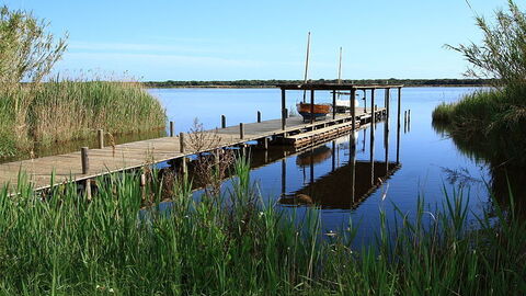 Lake Burano, dock