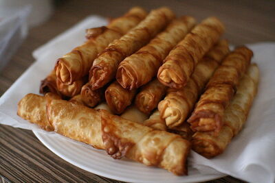 Fruit filled pastry rolls