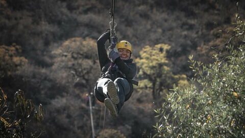 Ziplining