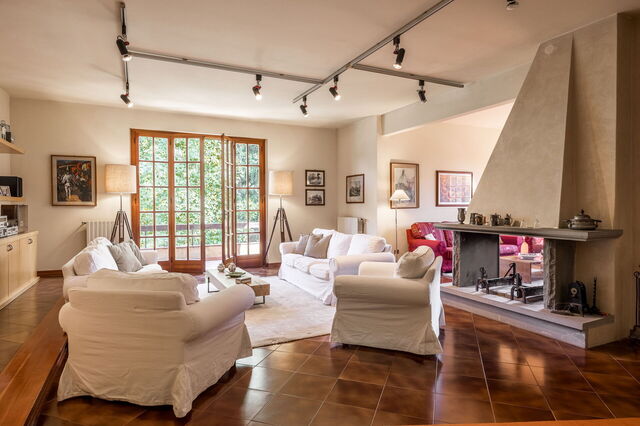 Villa del Mugello, living room
