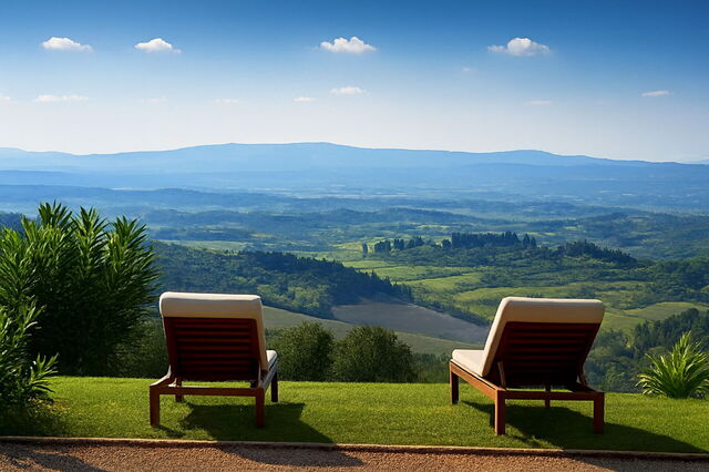 Novellina, pool view