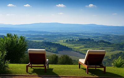 Novellina, pool view