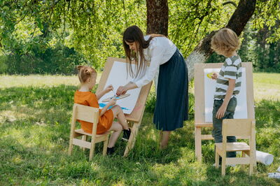 Kids painting