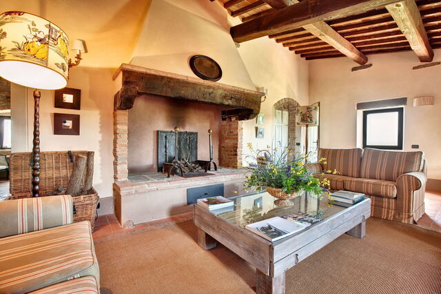 Mattei Villa, living room