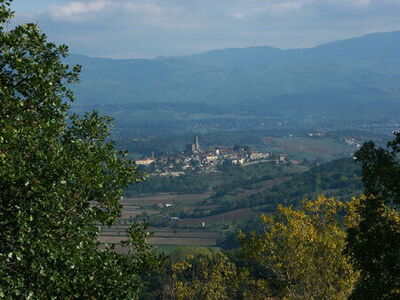 View across the Casentino Valley