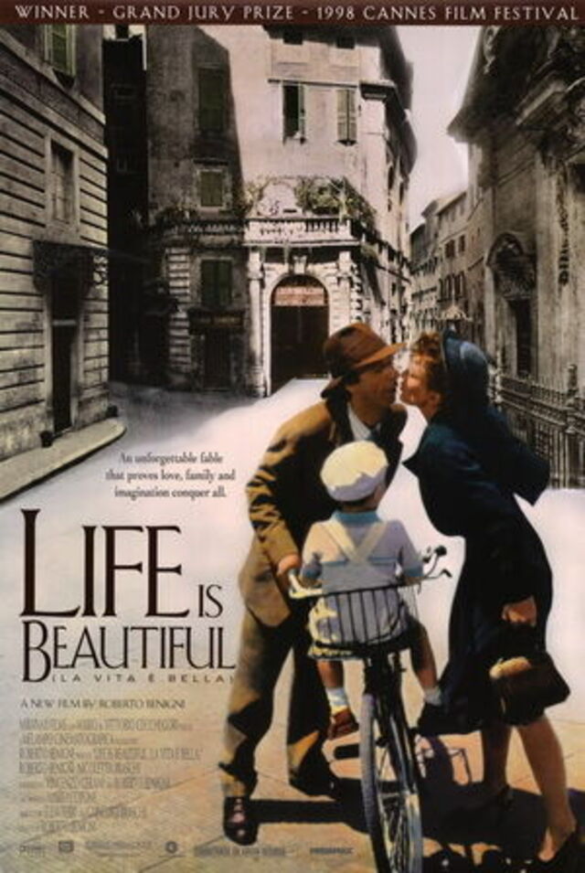 film poster of 'Life is Beautiful'