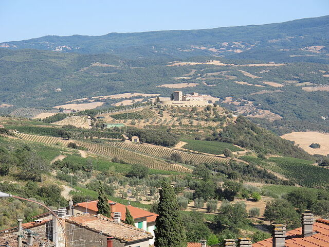 View of Val d'Orcia