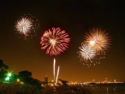 Spectacular fireworks display!