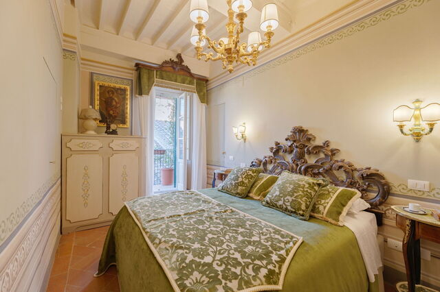 Appartamento Zefferini, bedroom with terrace