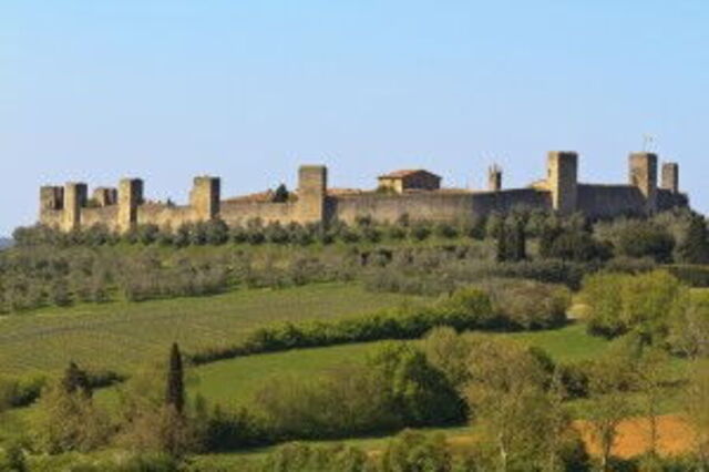 View of the Castle of Monteriggioni