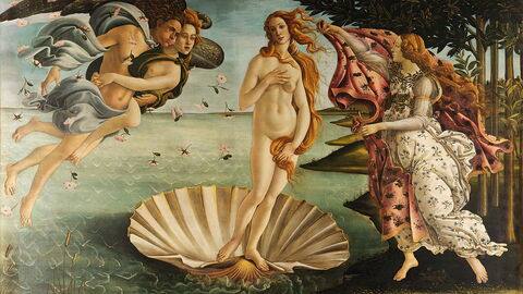 Typical Renaissance painting by Botticelli