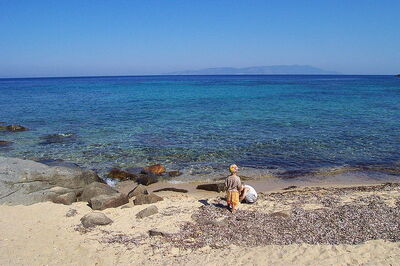 Beach at Giglio Island