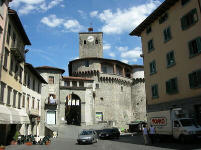 Aroistesca castle in Castelnuovo di Garfagnana