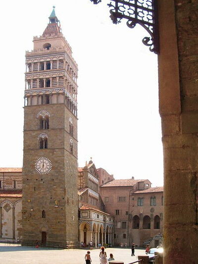 Pistoia duomo and bell tower