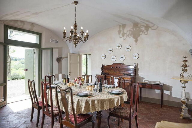 Casale Belfiore, dining room