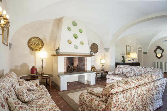 Casale Belfiore, living room