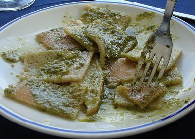 Panigacci and pesto