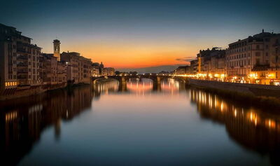 A view of the Arno in Florence