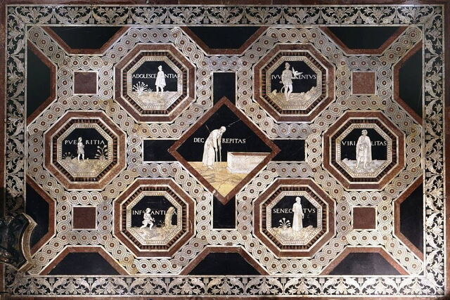 Seven Ages of Man, Siena Cathedral