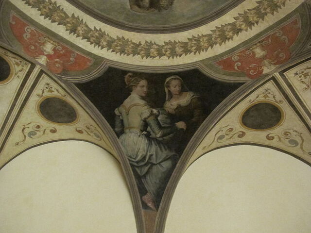 Image from the Room of the Muses, at Vasari's House
