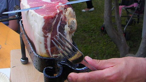 Traditionally served Prosciutto