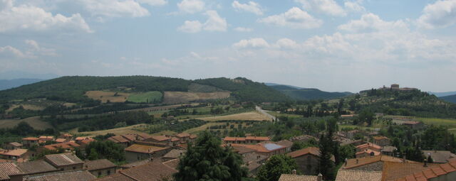 view of the land surroanding the castle