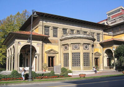 Spa building in Montecatini Treme