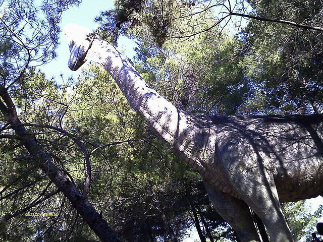 Dinosaur at Peccioli
