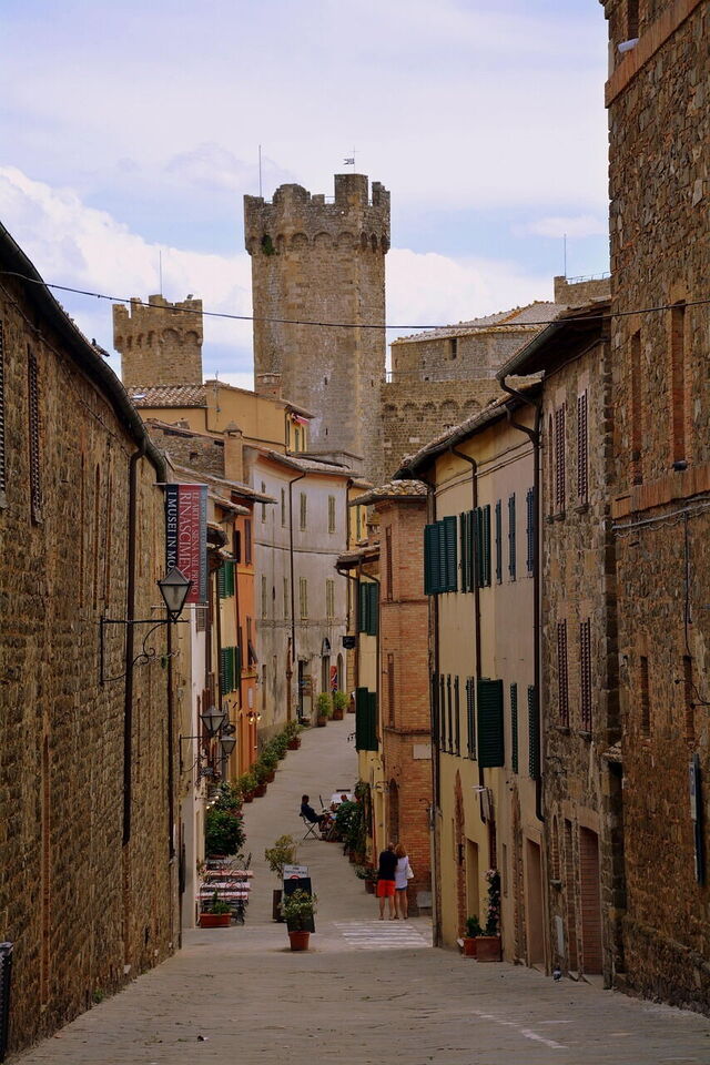 A street in Montalcino