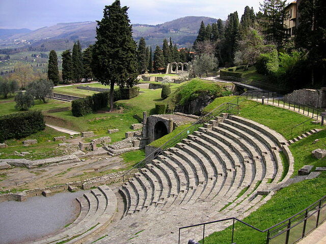 Roman amphitheatre in Fiesole