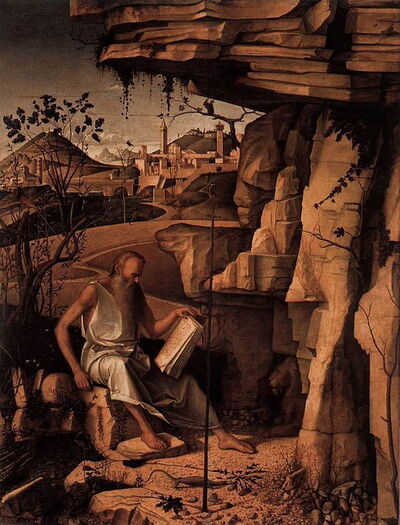 St Jerome in the Desert, Giovanni Bellini
