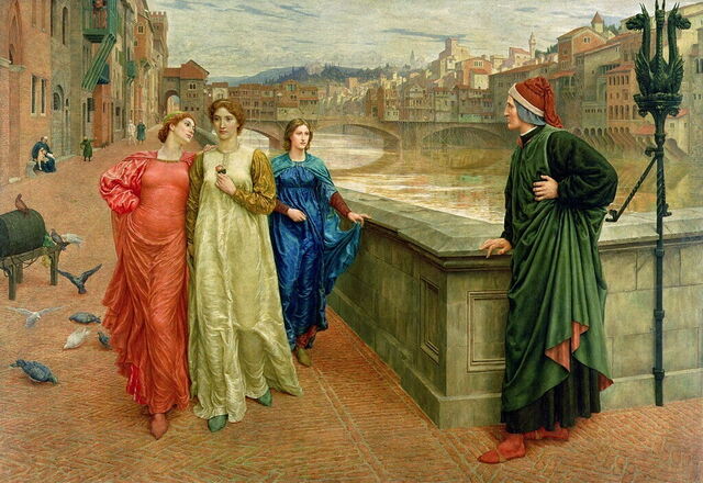 Henry Holiday, Dante Meets Beatrice