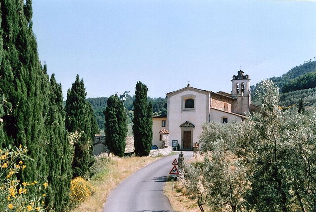 Church in Quarrata commune