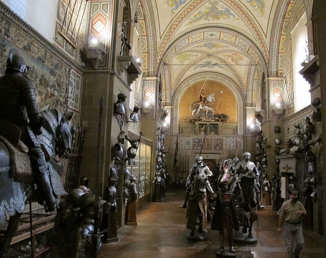 Interior of Stibbert museum