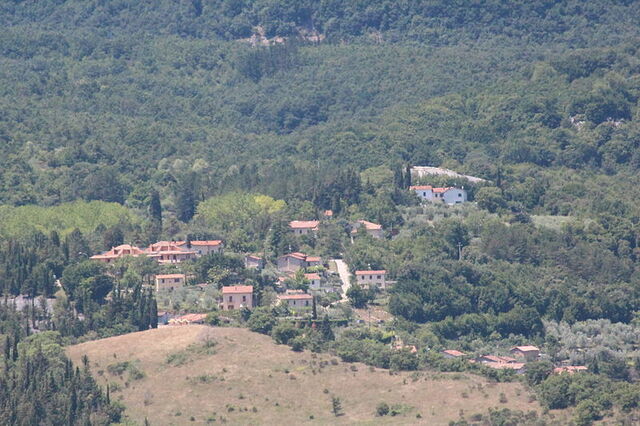 View over Bagni San Filippo