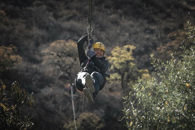 Ziplining in Lucca