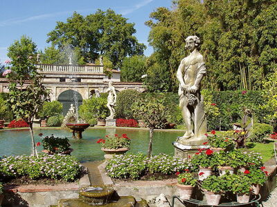 Gardens of palazzo Pfanner