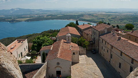 View of Populonia and Gulf of Baratti