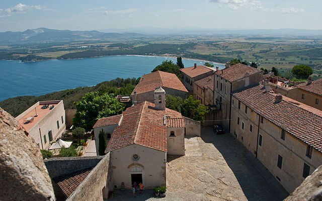 View of Populonia and Gulf of Baratti