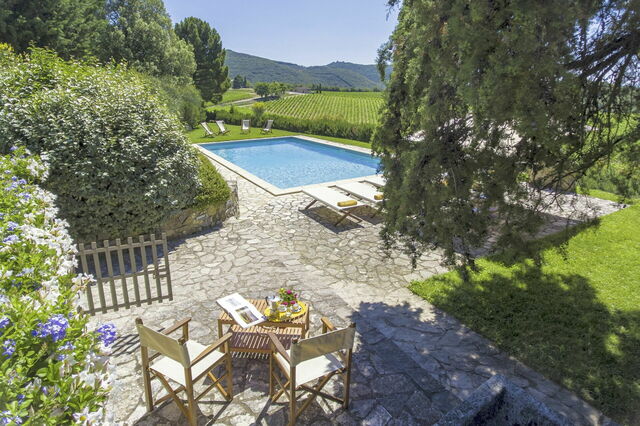 Pool area, Villa Agresto
